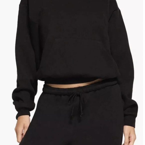 SKIMS Pants - Skims Cotton Fleece Jogger in Onyx, Size Small